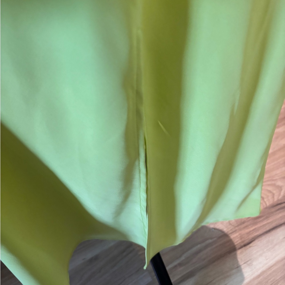 A New Day Lime NWT Green Spaghetti Strap Dress Size Small. - Picture 5 of 9